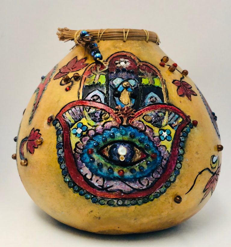 Hamsa gourd by JWolfe